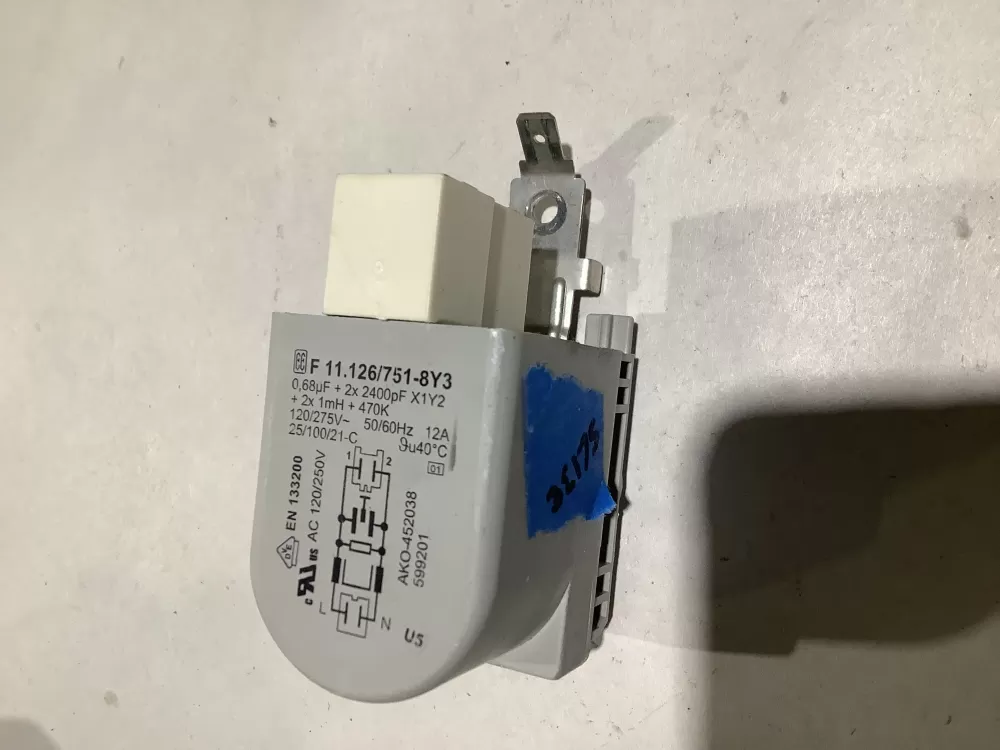 Kenmore LG EN133200 Washer Asko Noise Filter AZ110999 | Sl138