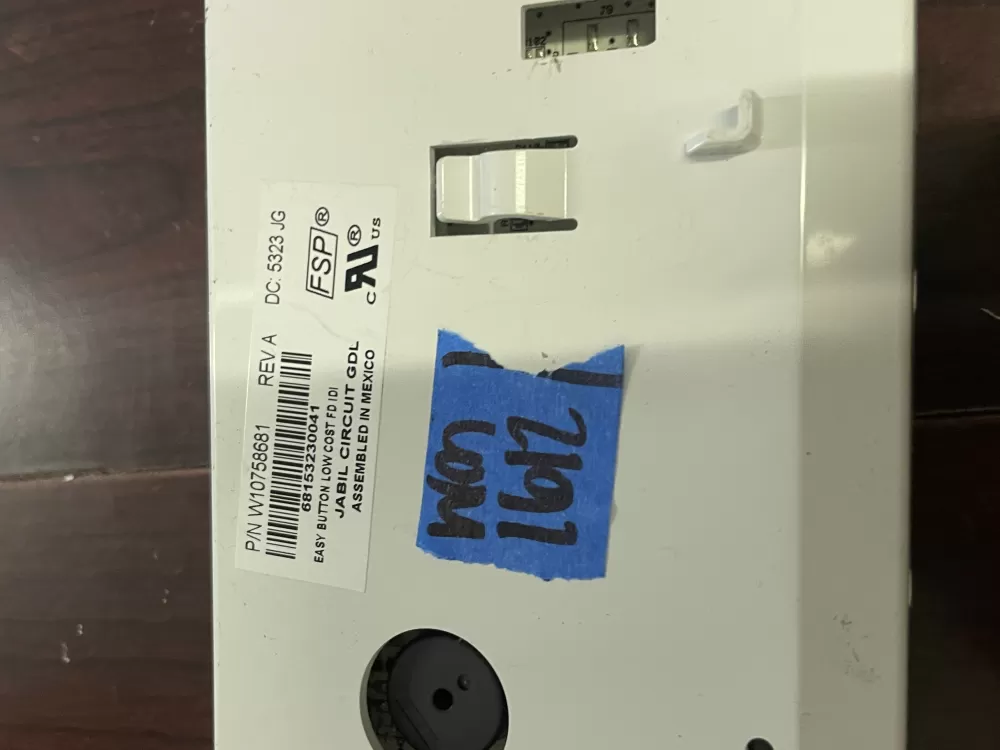 Whirlpool W10758681 Refrigerator Control Board AZ98532 | Wm1612