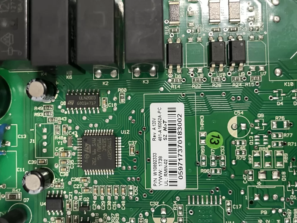 Whirlpool Maytag W10547719 Refrigerator Control Board AZ225285 | Wm1071