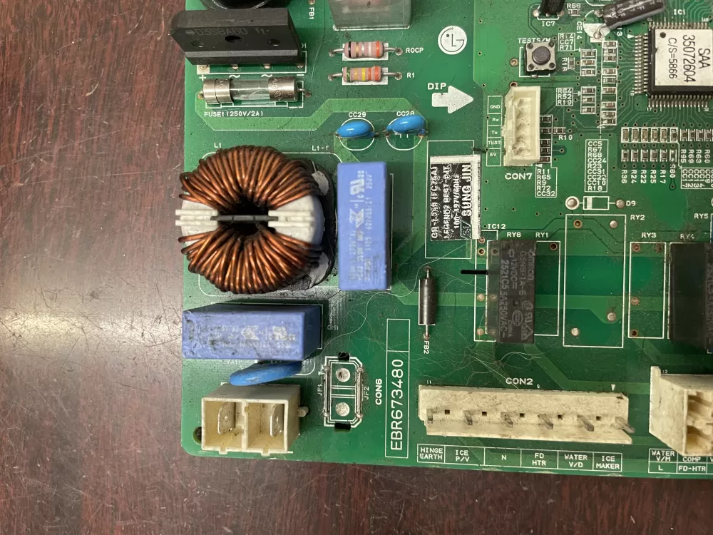 LG EBR67348012 AP5605491 Refrigerator Main Control Board AZ35071 | KM195