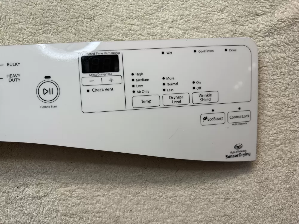 Whirlpool W10639903 Dryer Control Board Panel AZ7473 | V357