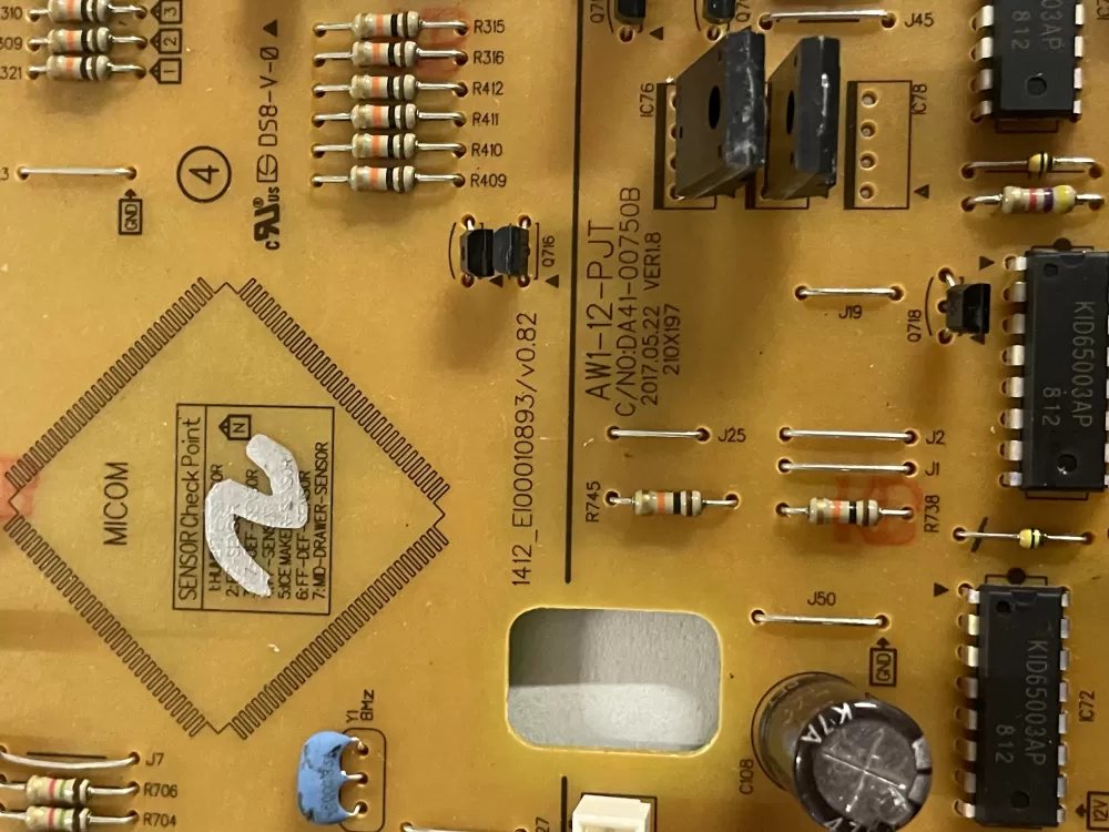 Samsung DA92 00384N Refrigerator Control Board AZ144535 | KM2423