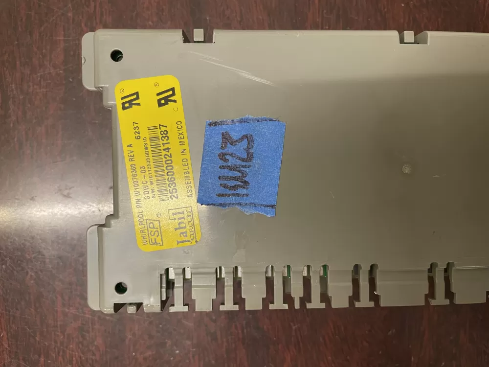 Kenmore KitchenAid W10084141 Dishwasher Control Board AZ29001 | KM23