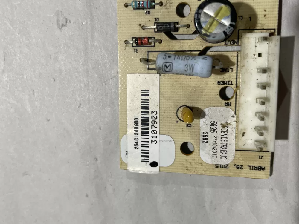 GE WE04X25137 Dryer Dryness Control Board AZ187372 | Wm2050