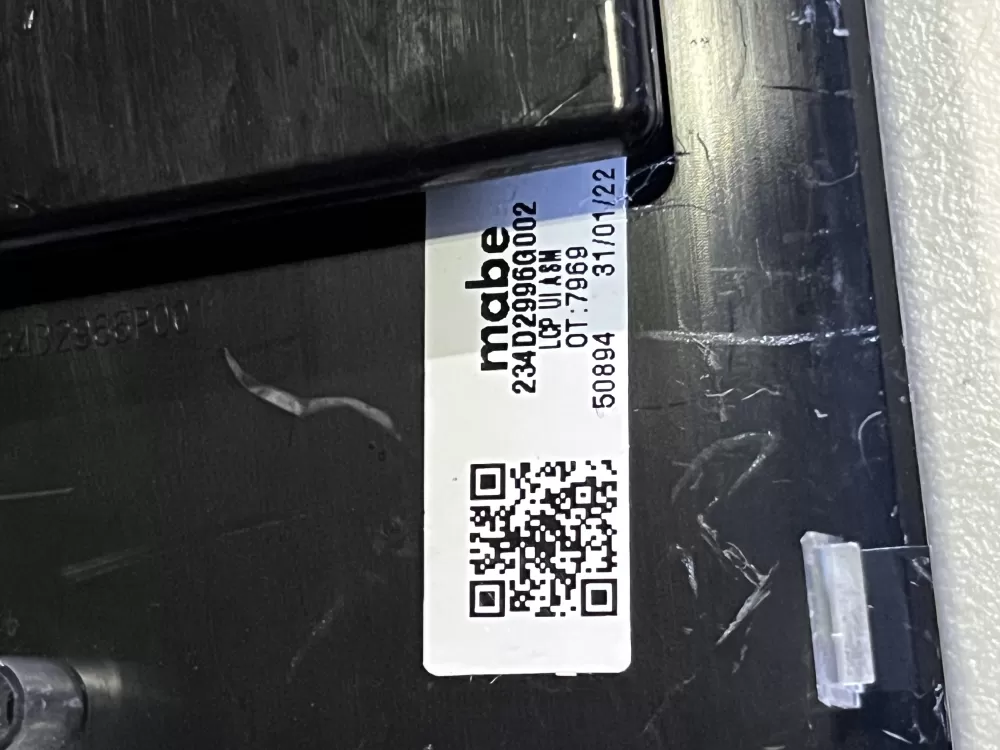 GE WE10X33197 Dryer Control Panel 234D2996G002 WE22X33126 AZ45947 | JTV387