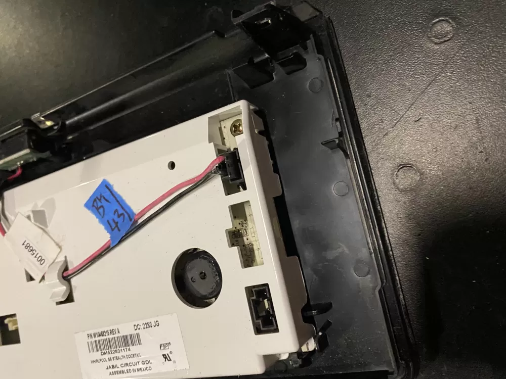 Whirlpool W10458215 Refrigerator Control Board Dispenser AZ25701 | BK43