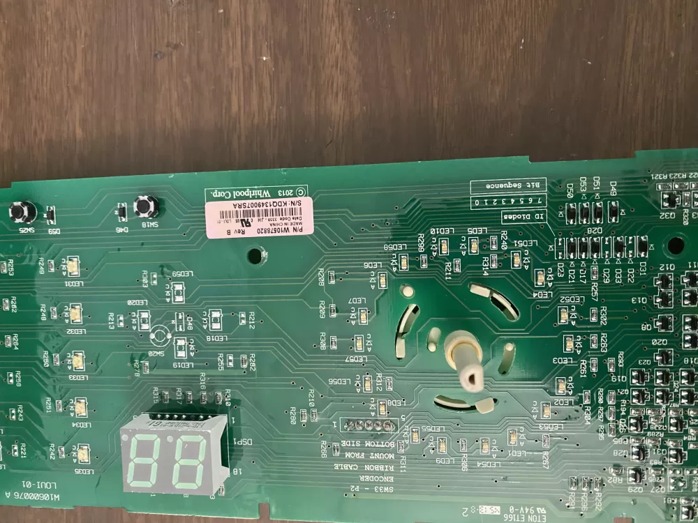 Whirlpool W10578820 W10578819 Dryer Control Board AZ96225 | BK1782