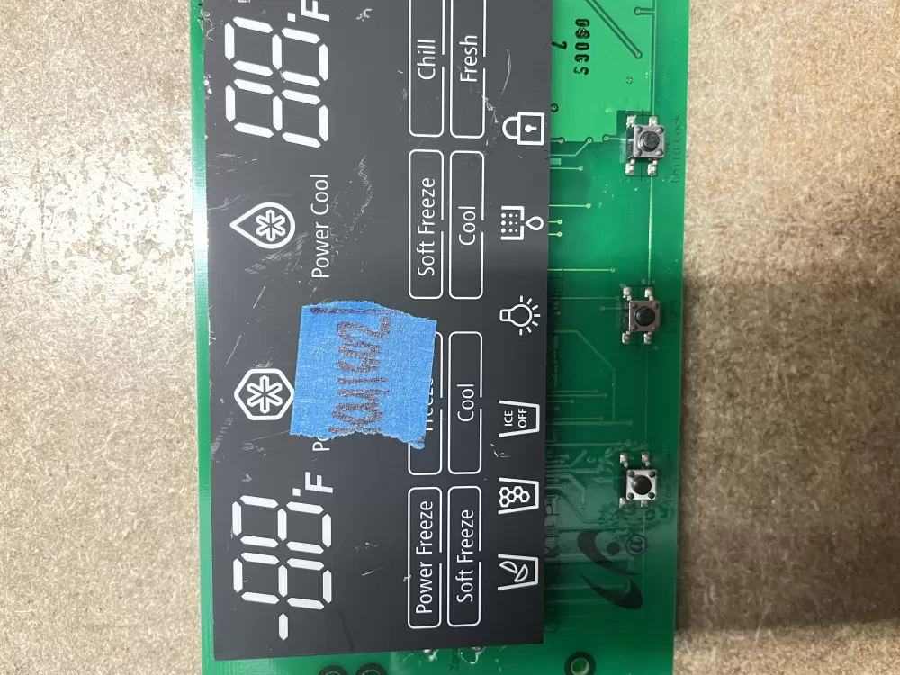 Samsung DA41-00447A Refrigerator Dispenser UI Control Board AZ15283 | KM1602