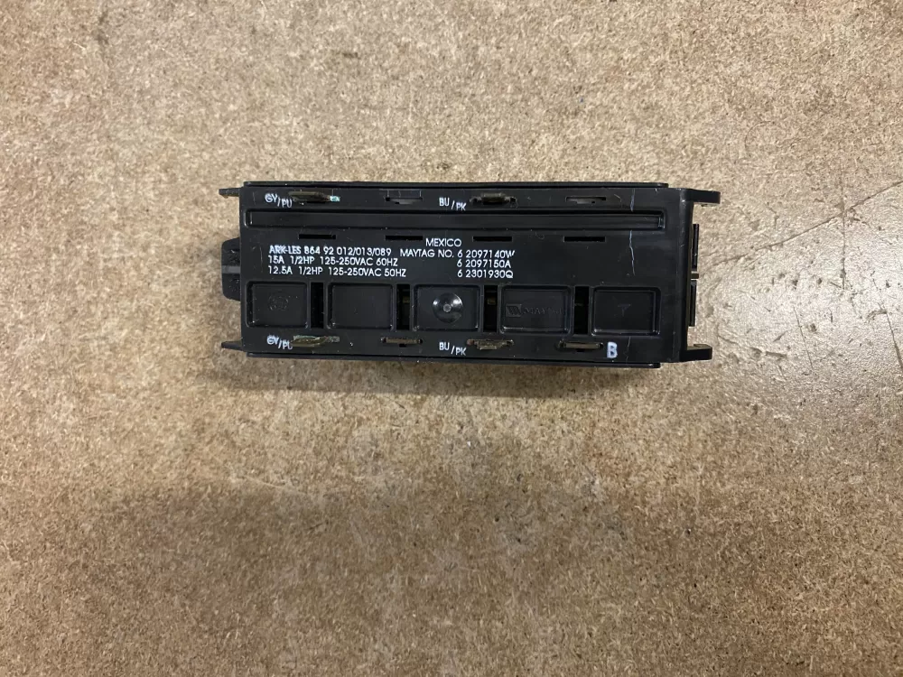 Maytag 6 2097140 Dryer Push Button Switch AZ67310 | BK1937
