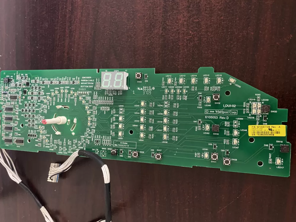 W10051149 WPW10051149 PS11748073 Washer Control Board AZ35048 | BK823