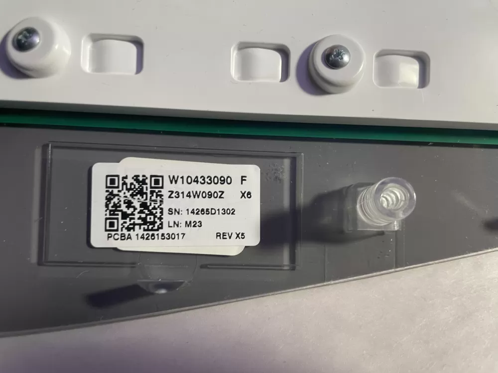 Whirlpool W10433090 W10750481 W10814583 Washer Control Panel AZ196952 | Wmv890