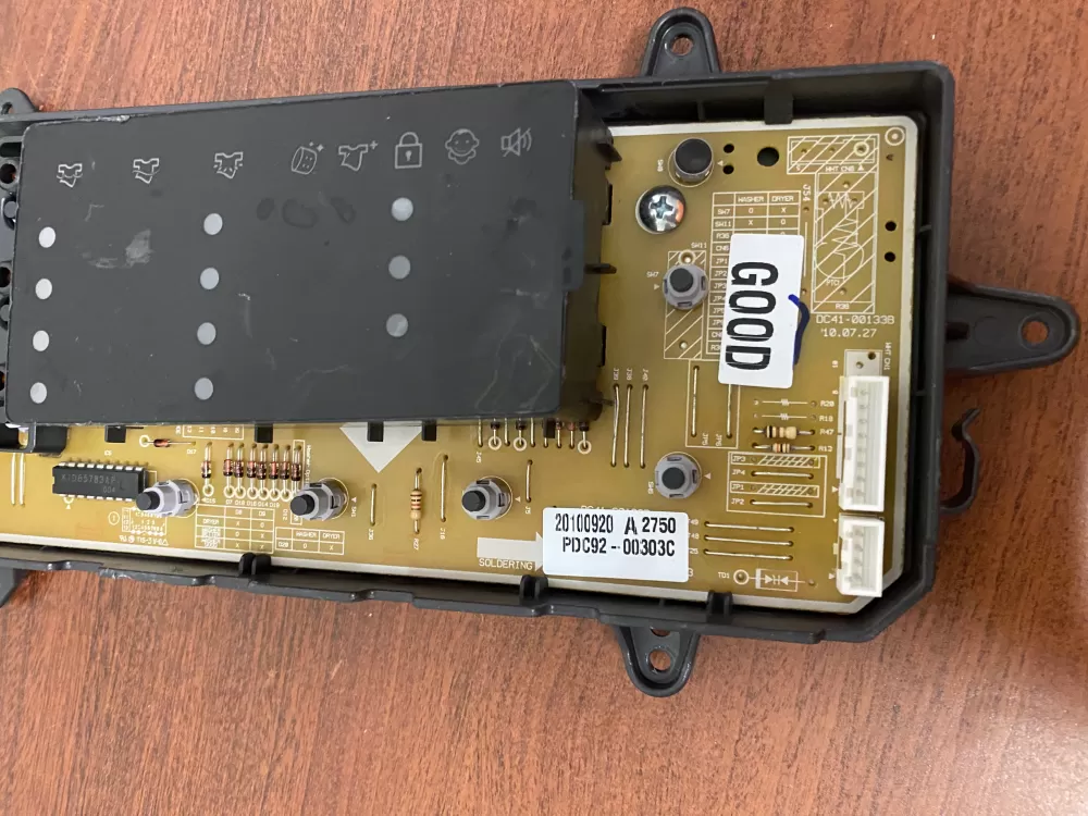 Samsung PDC92 00303C Washer Control Board User Interface AZ37933 | BKV63