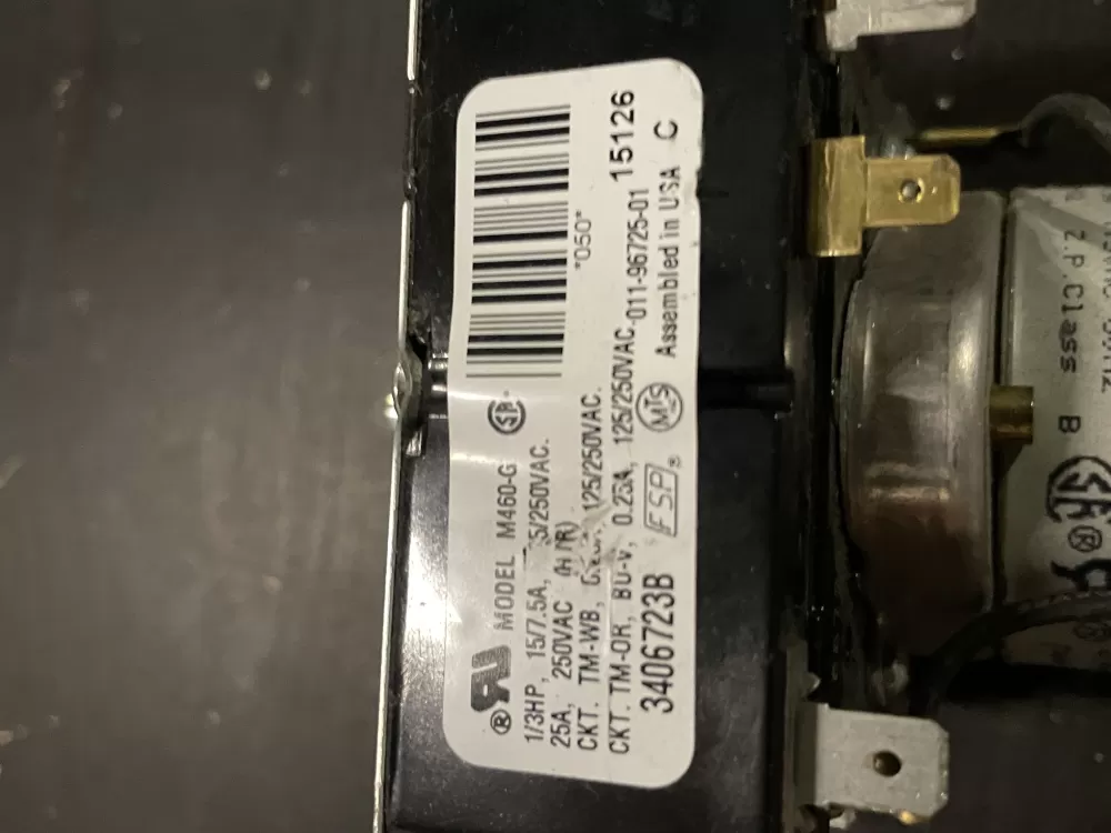 Whirlpool 3406723B Dryer Timer AZ27735 | WM116