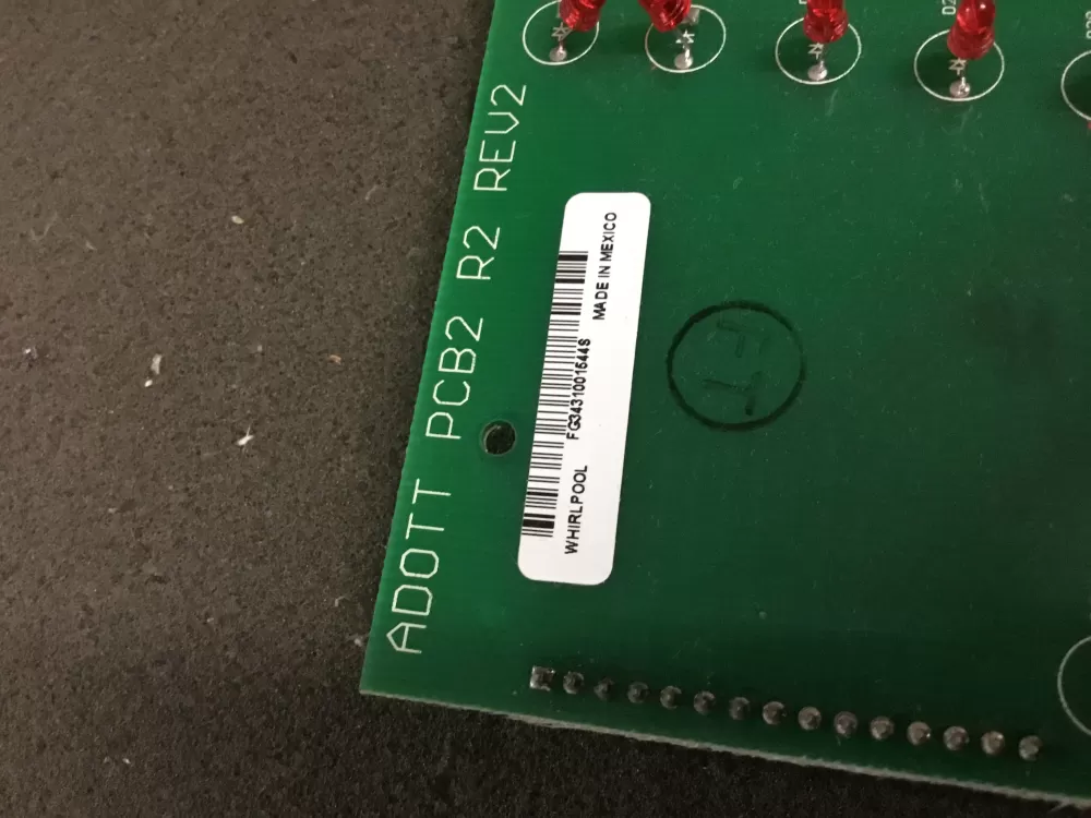 Whirlpool Control Board ADOTT PCB2 R2 REV2 AZ102923 | NR379