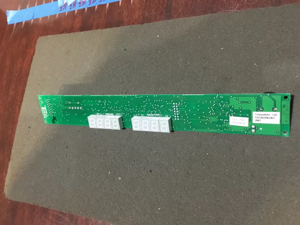 GE 197D4229G003 Refrigerator Control Board