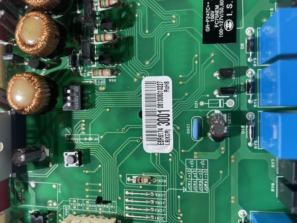 LG EBR61743001 Refrigerator Control Board AZ166500 | Wmv392