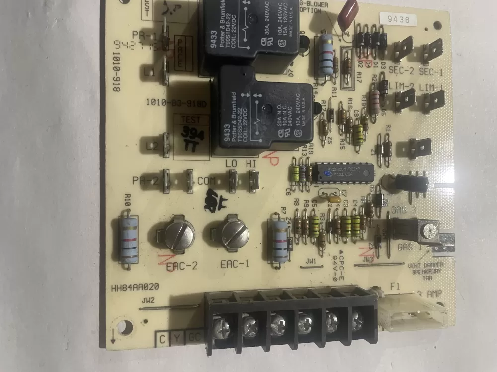 Bryant Control Circuit Board 1010-918 Carrier AZ206353 | KM2770
