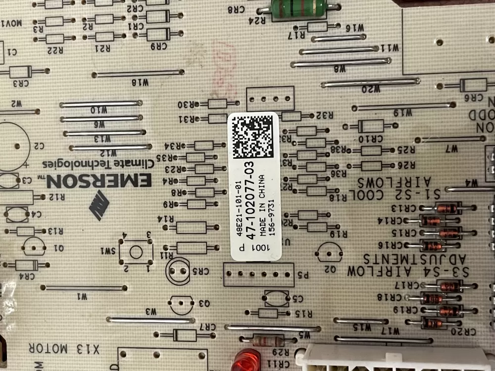 Rheem Emerson 47 102077 03 48e21 101 01 Control Board AZ55622 | KM1969