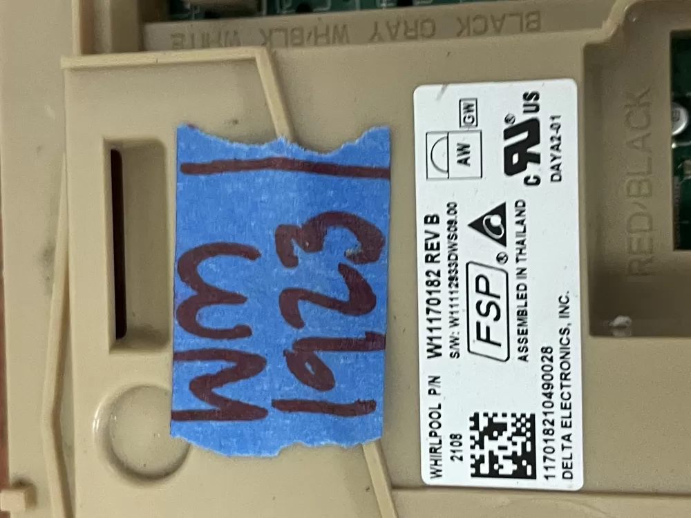 Kenmore Amana W11306302 PS12704698 Dishwasher Control Board AZ52840 | Wm1923