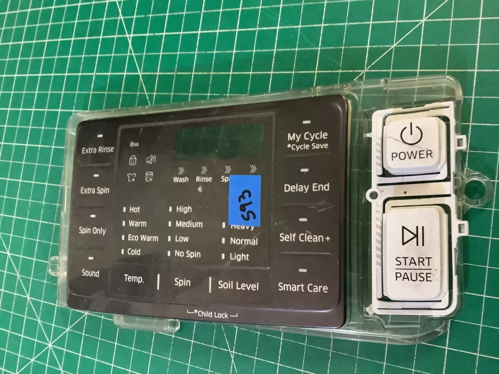 Samsung DC92-01607J DC94-06643A Dryer UI Control Board AZ194428 | NR593