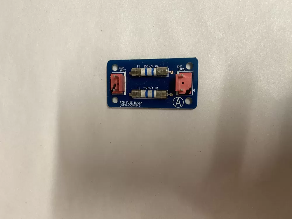 Samsung 111202 DA92-00945A PS12591264 Refrigerator Control Board Fuse Block