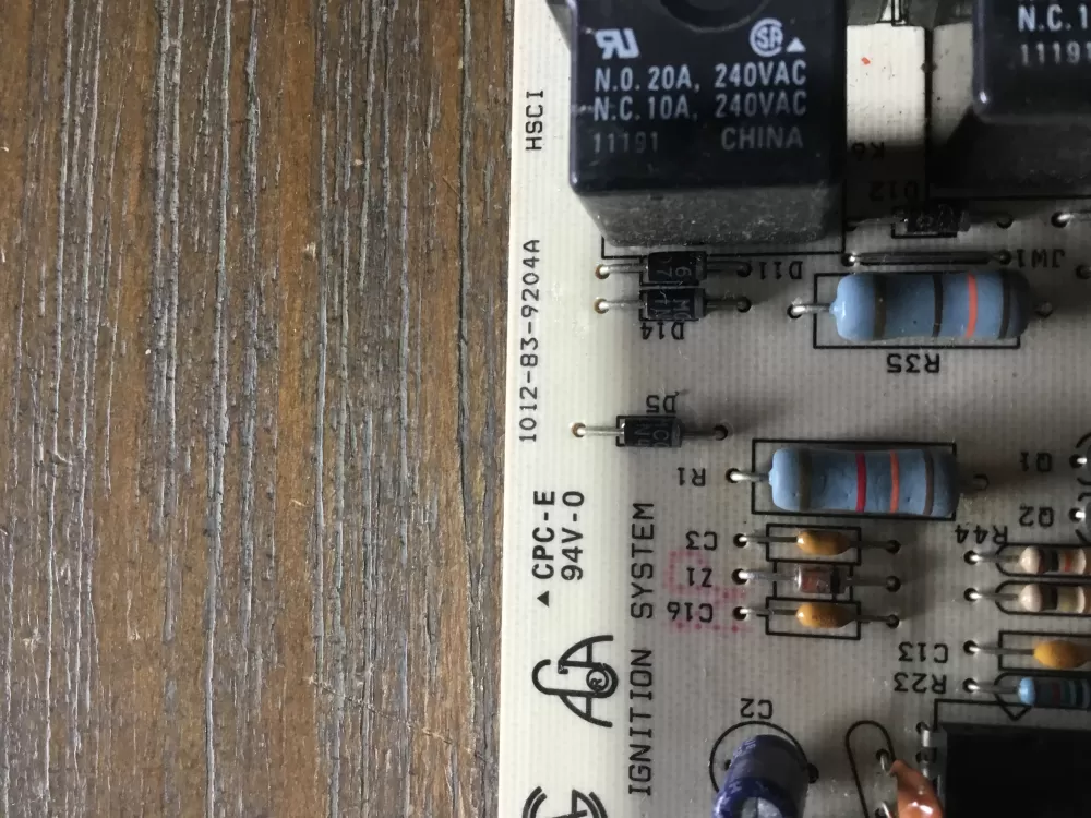 Rheem 1012 83 9204A 62 24084 02 Furnace Control Board AZ52110 | NR1871