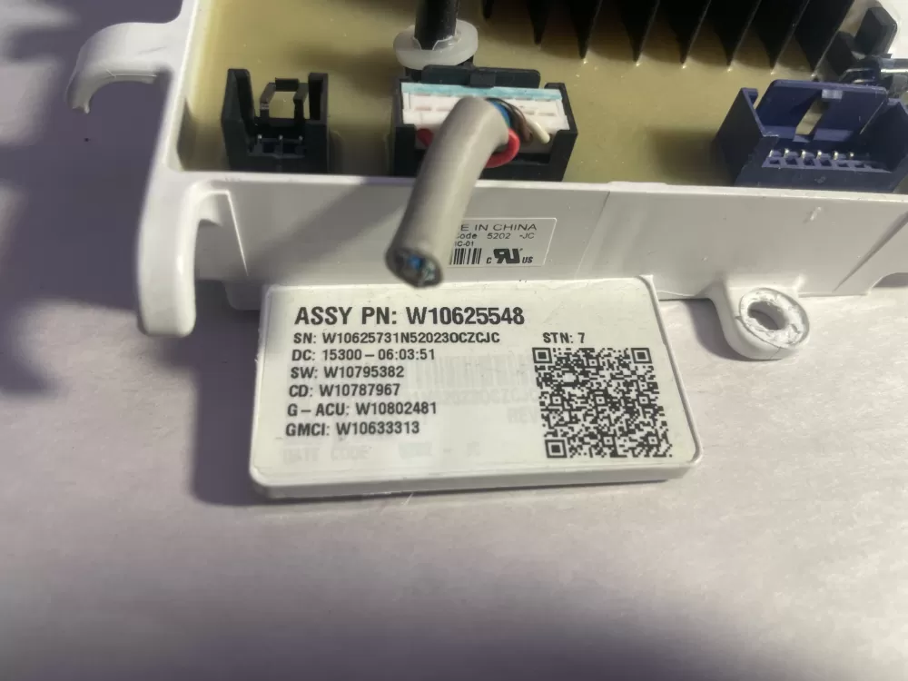 Whirlpool W10625548 W10812418 W11030475 Washer Control Board AZ196915 | Wmv888