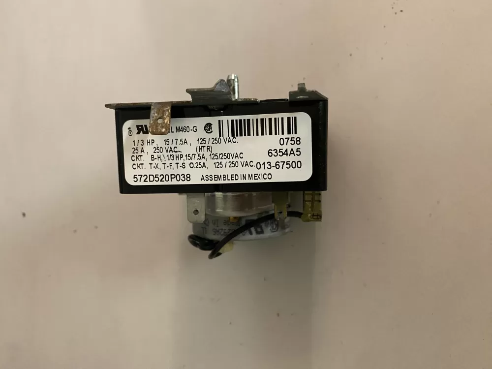 GE 572D520P038 Dryer General Electric Timer AZ124689 | BK2267