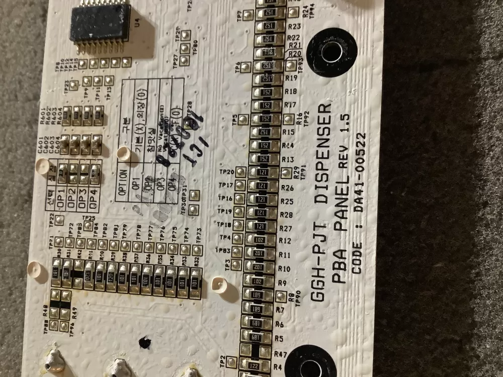 Samsung DA41-00522A Refrigerator Dispenser Control Board AZ113336 | NR2125