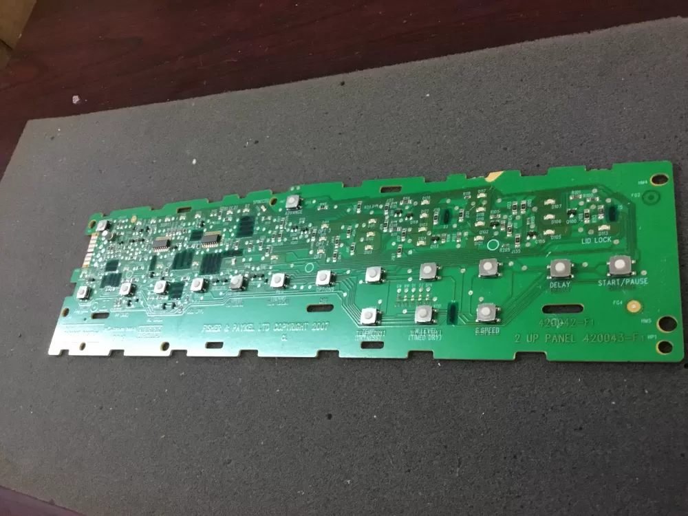 Fisher & Paykel 421098 Washer Keyboard Control Board AZ80305 | NR1106