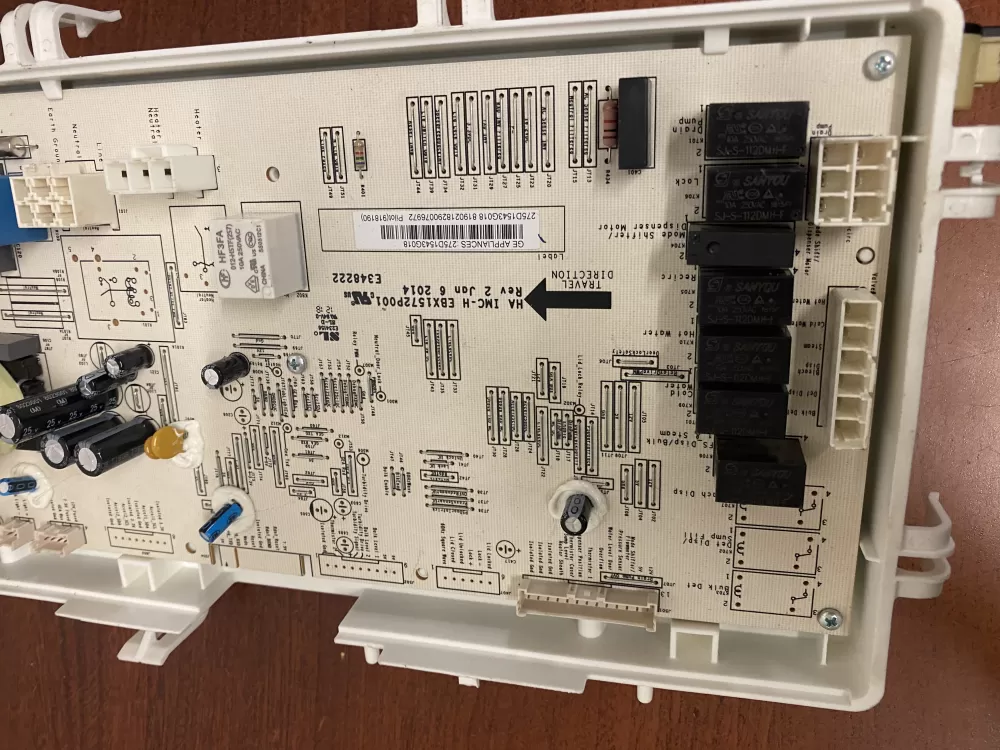 GE 275D1543G018 Washer Control Board