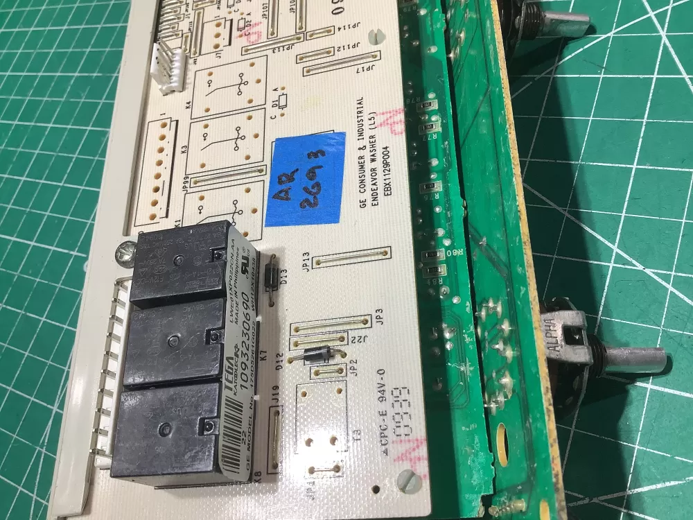 GE 175D5261G037 EBX1129P004 Ebx1129p004 Washer Control Board AZ182727 | AR2693