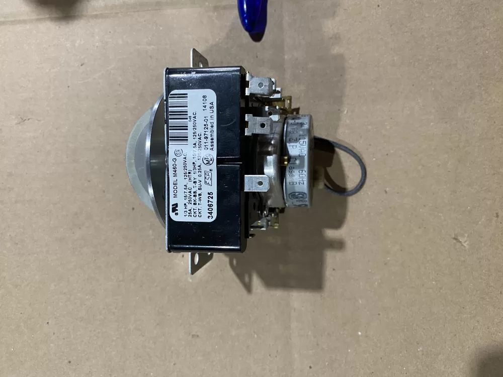 Whirlpool  Maytag  Amana  Crosley WP3406725  AP6008573  3406725  529121  PS11741713 Dryer Timer