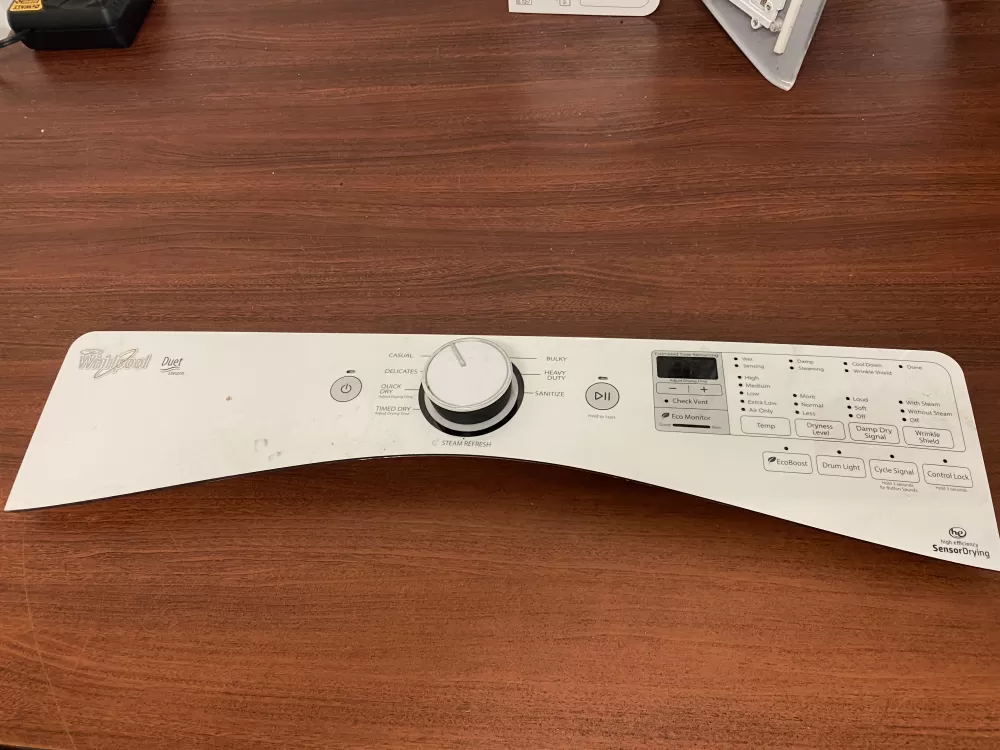 Whirlpool W10800226 W11126011 PS12114442 Dryer Control Panel