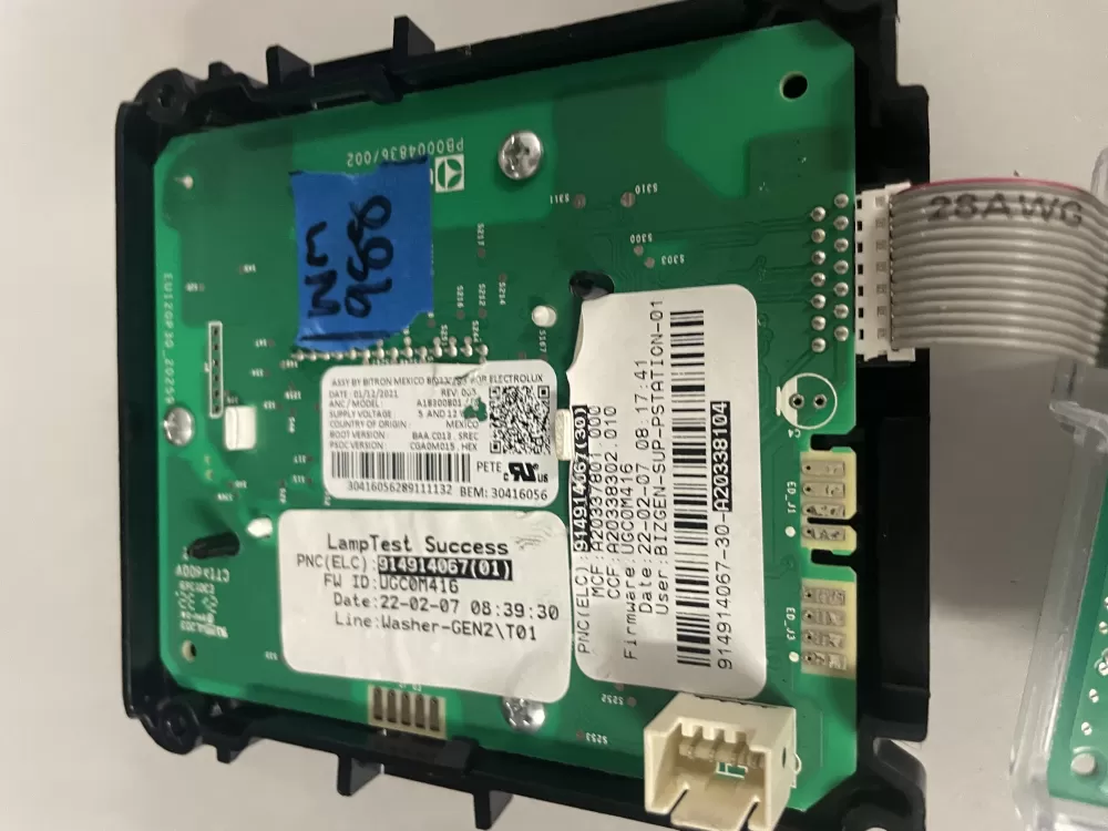 Frigidaire Washer Board Assembly w/Knob Assembly 5304529484 AZ224253 | Wm988