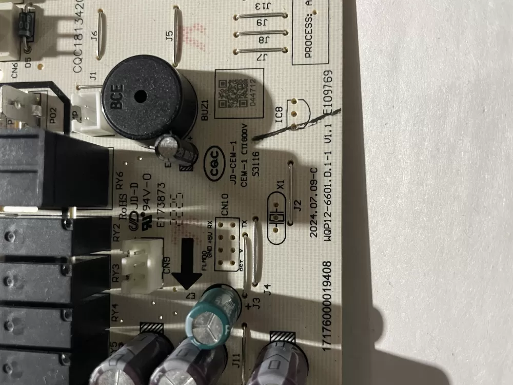 Midea 17176000019408 Dishwasher Control Board Pcb AZ200690 | Wm1802