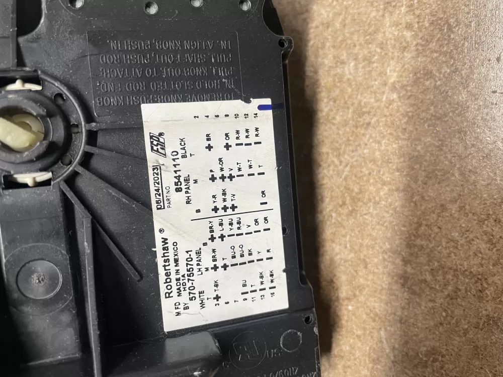 Kenmore AP6013072 8541110 8541110R WP8541110 Washer Timer AZ10345 | KM1500