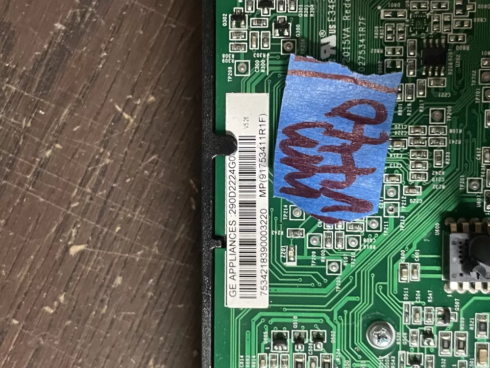 GE WH22X29348 AP6973190 WH18X26796 Washer Control Board AZ47692 | Wmv440
