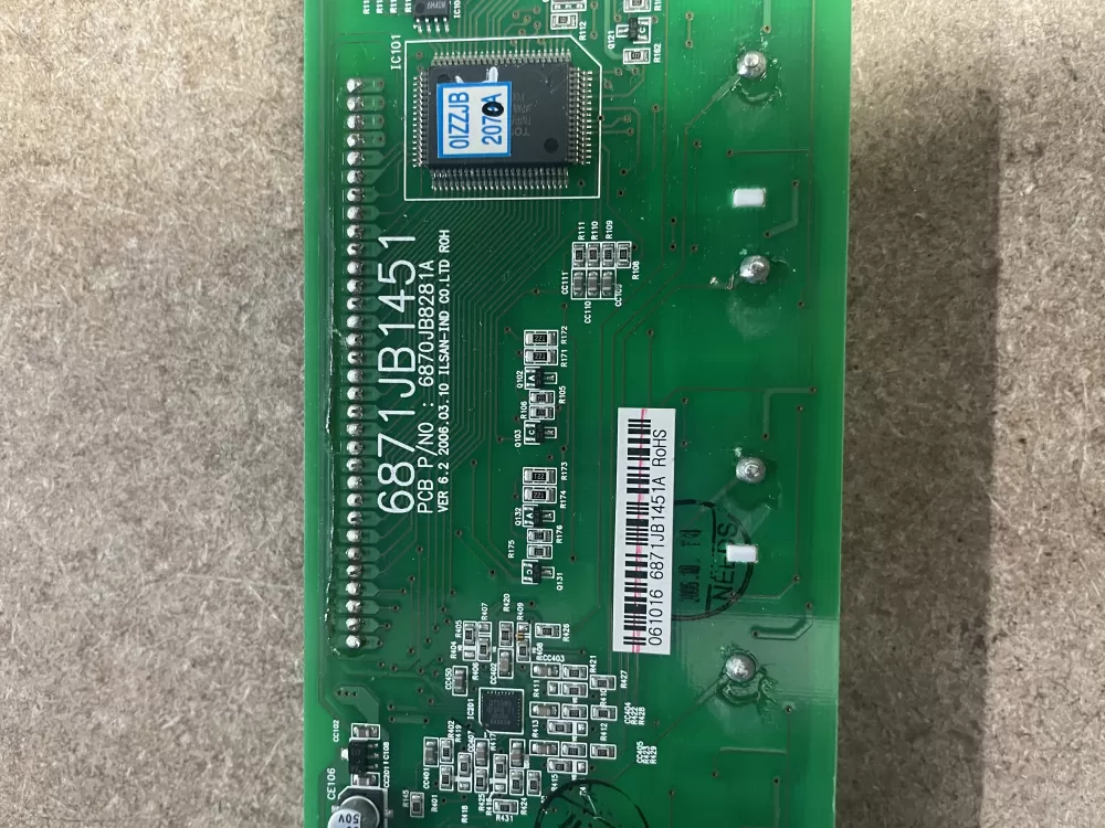 LG Kenmore 6871JB1451A Refrigerator Control Board Dispenser AZ19271 | KM980