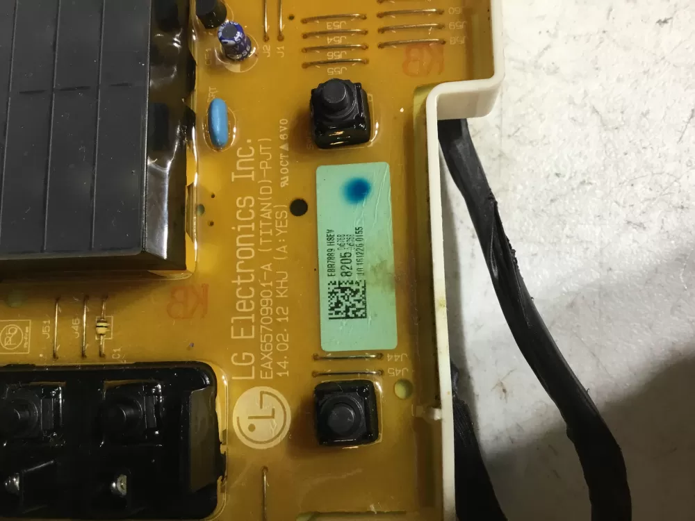 LG EBR78898205 Washer Control Board Interface AZ119570 | BGV692