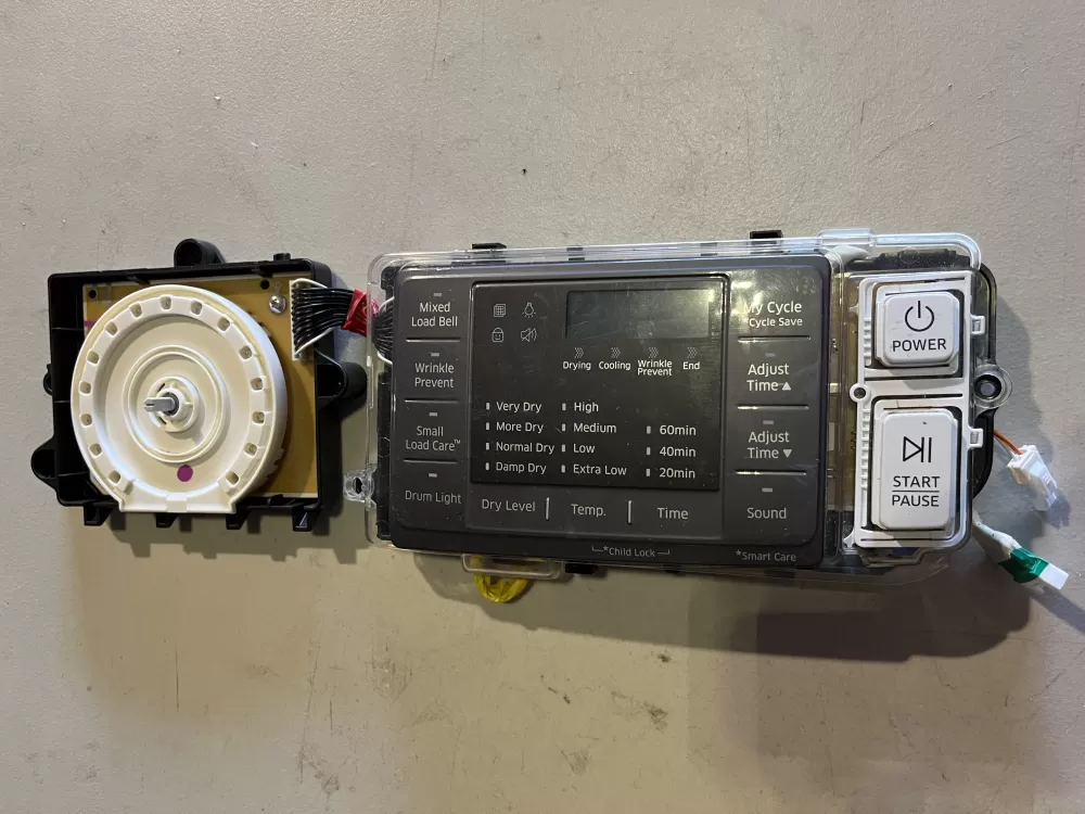 Samsung DC92-01607H DC9201607H Dryer Control Board Interface