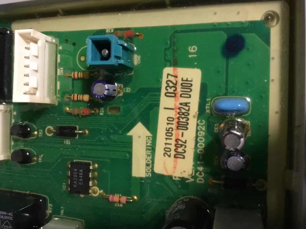 Samsung DC92 00382A DC41 00092C Dryer Control Board AZ38921 | NR30