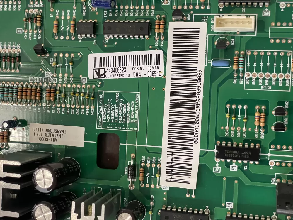 Samsung DA41-00651C AP4568217 Refrigerator Control Board AZ38699 | KM255