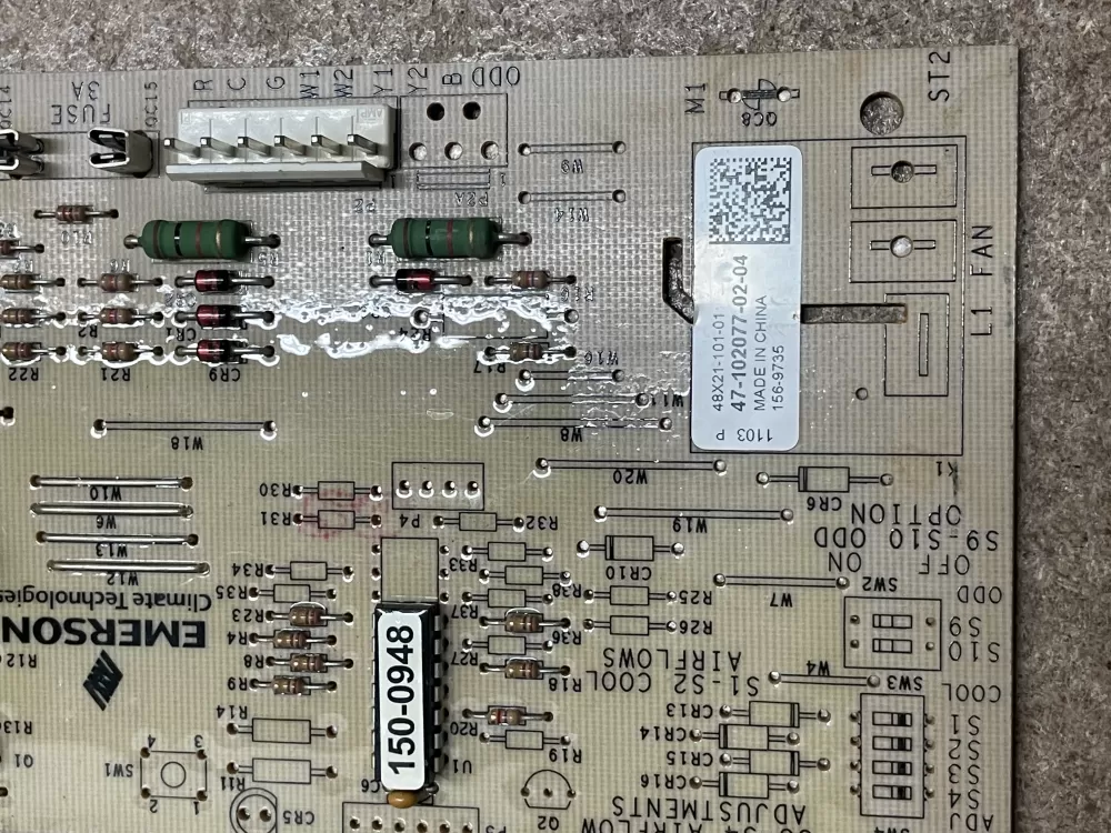 Rheem Air Handler Control Board 47-102077-02-04 156-9735 AZ15681 | KM960