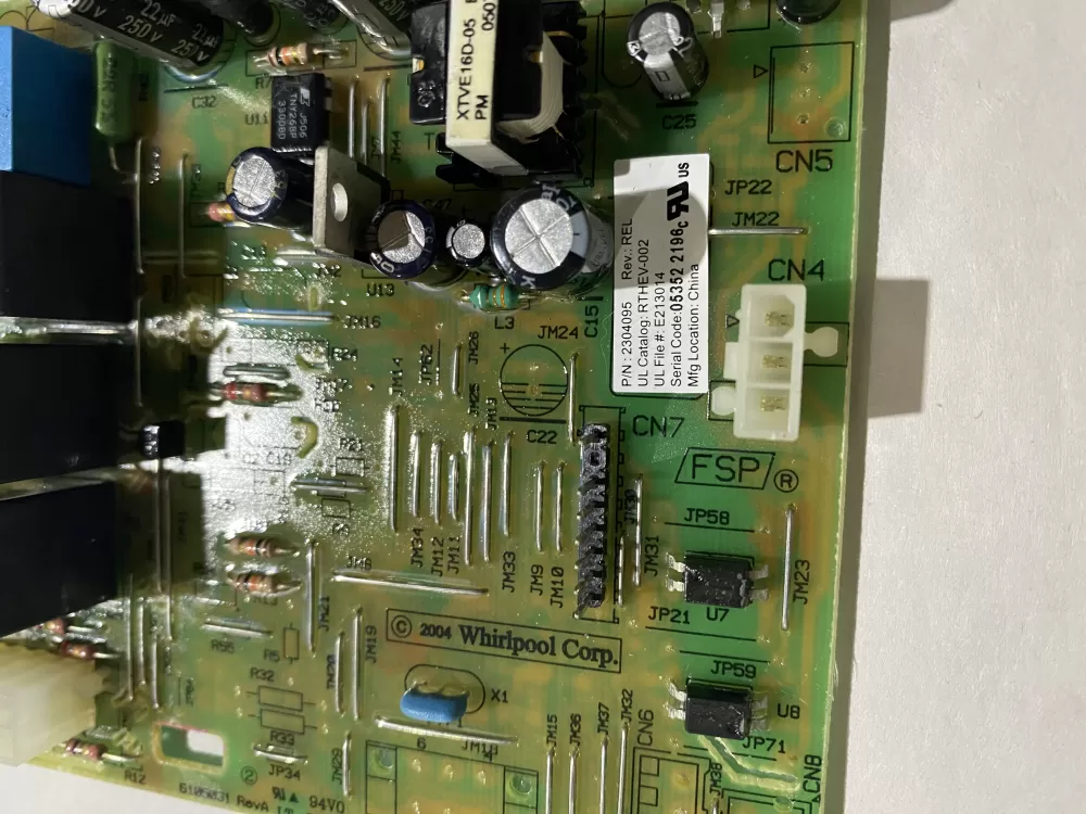 Whirlpool WPW10135090 Refrigerator Main Control Board AZ200240 | BK2800