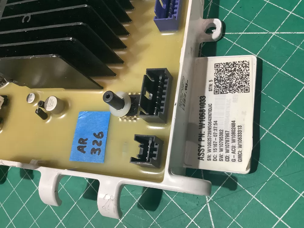 Whirlpool W10681033 W10812422 PS11723056 Washer Control Board AZ189609 | AR326