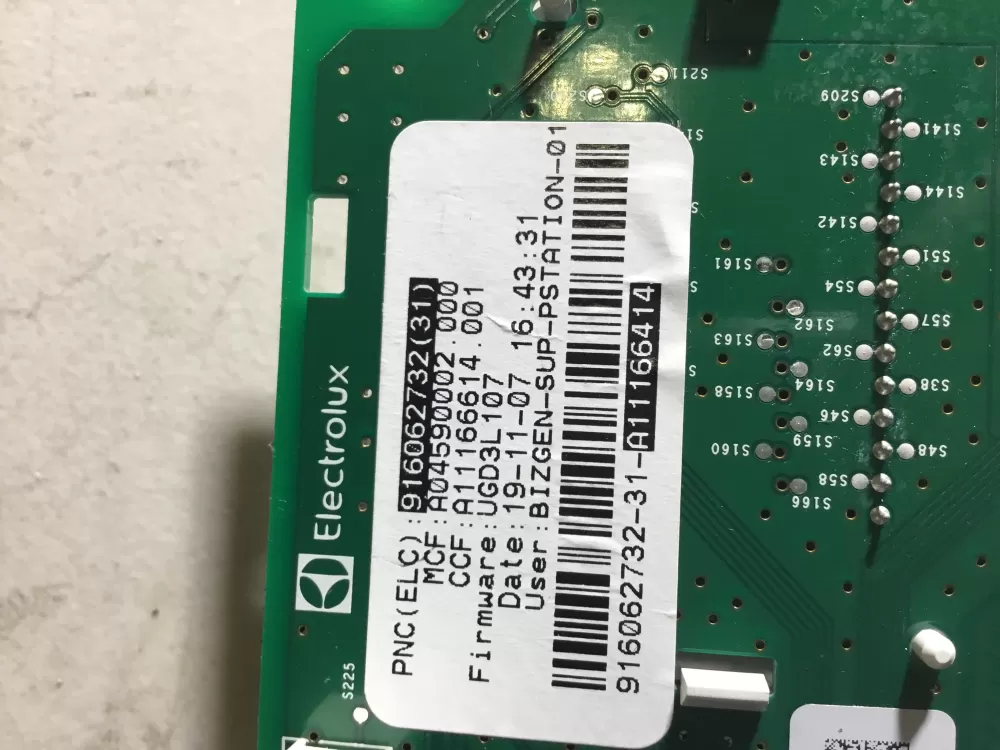 Electrolux A11166414 Washer Control Board AZ45731 | NR439