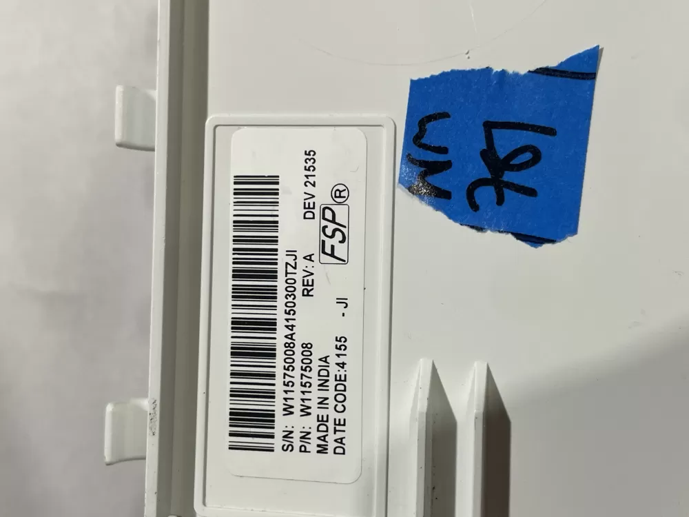 Whirlpool W11575008 Washer Control Board AZ185039 | Wm781