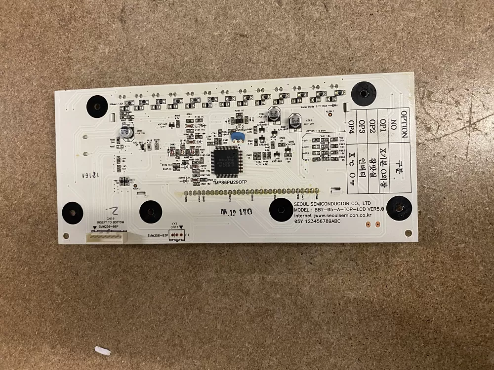  Ver5 0 Tmp86pm29otp  Seoul Semiconductor Model Control Board AZ67305 | BK1937