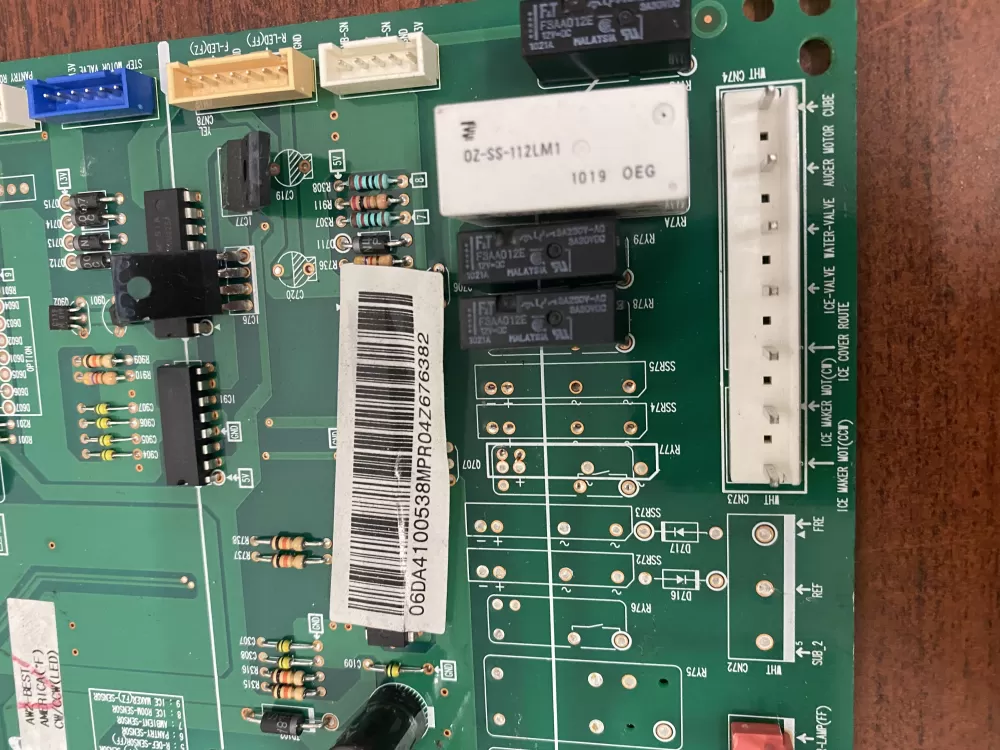 Samsung DA41 00538M Refrigerator Control Board AZ48329 | BK1785